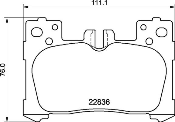 Brembo P 83 181 - Kit pastiglie freno, Freno a disco autozon.pro