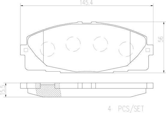 Brembo P83139N - Kit pastiglie freno, Freno a disco autozon.pro