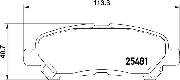 Brembo P 83 138 - Kit pastiglie freno, Freno a disco autozon.pro