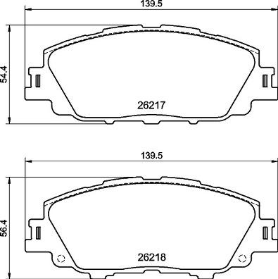 Brembo P 83 175 - Kit pastiglie freno, Freno a disco autozon.pro