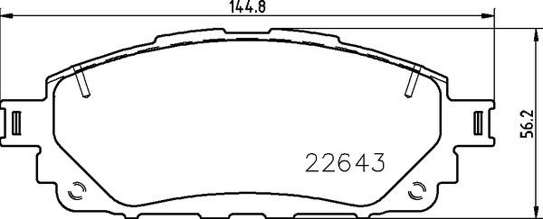 Brembo P 83 170 - Kit pastiglie freno, Freno a disco autozon.pro