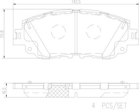 Brembo P83172N - Kit pastiglie freno, Freno a disco autozon.pro