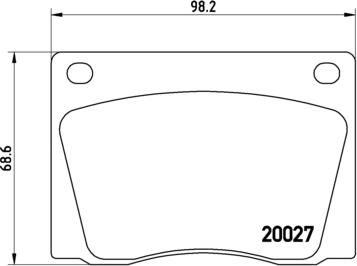 Brembo P 36 001 - Kit pastiglie freno, Freno a disco autozon.pro