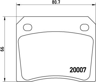 Brembo P 36 002 - Kit pastiglie freno, Freno a disco autozon.pro