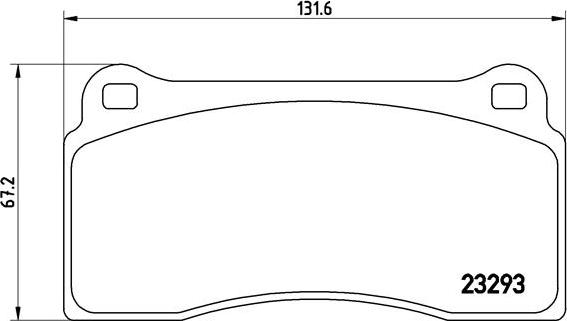 Brembo P 36 018 - Kit pastiglie freno, Freno a disco autozon.pro