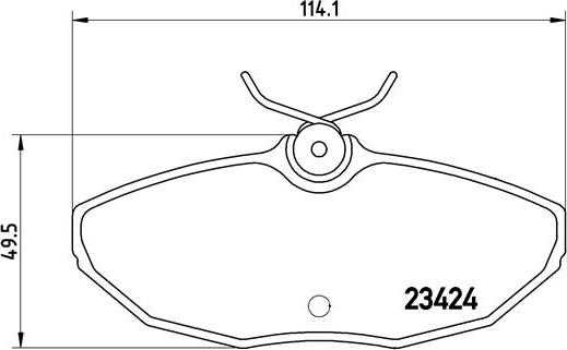 Brembo P 36 013 - Kit pastiglie freno, Freno a disco autozon.pro