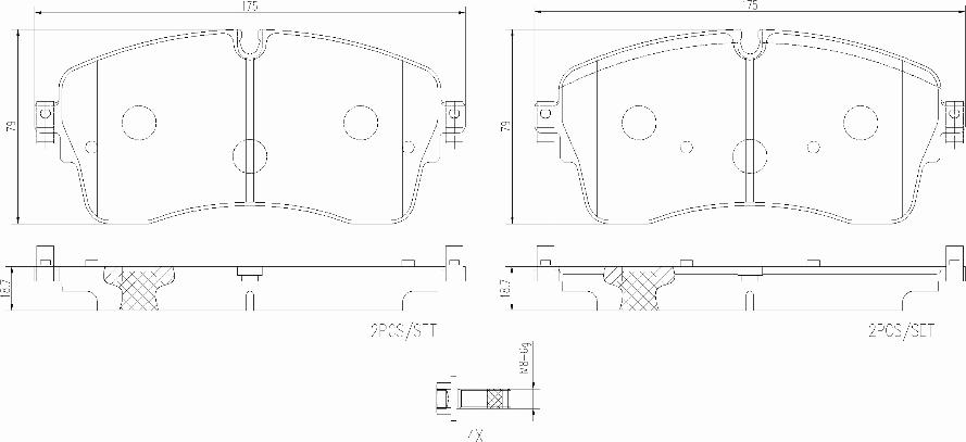 Brembo P36036N - Kit pastiglie freno, Freno a disco autozon.pro