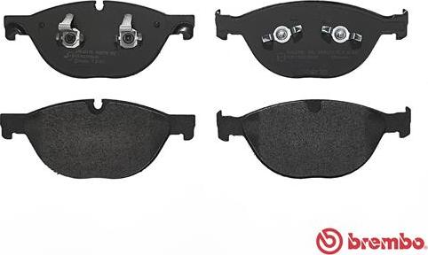 Brembo P 36 025 - Kit pastiglie freno, Freno a disco autozon.pro