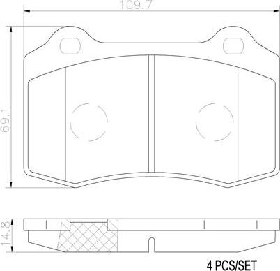 Brembo P36020N - Kit pastiglie freno, Freno a disco autozon.pro