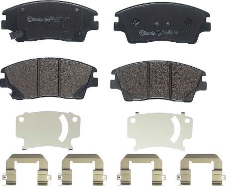 Brembo P 30 096 - Kit pastiglie freno, Freno a disco autozon.pro