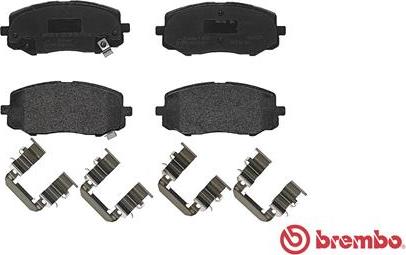 Brembo P 30 045 - Kit pastiglie freno, Freno a disco autozon.pro