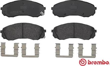 Brembo P 30 041 - Kit pastiglie freno, Freno a disco autozon.pro