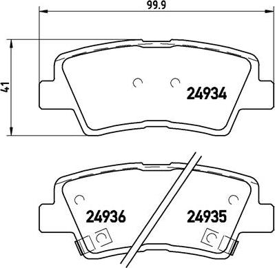 Brembo P 30 047 - Kit pastiglie freno, Freno a disco autozon.pro