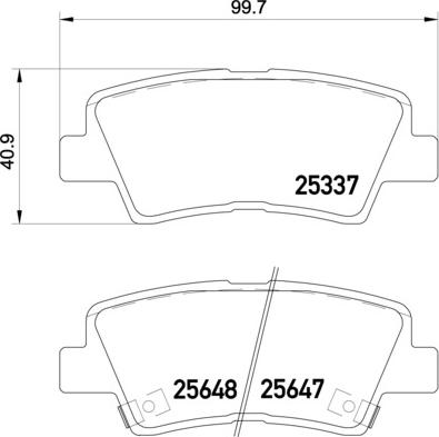 Brembo P 30 054 - Kit pastiglie freno, Freno a disco autozon.pro