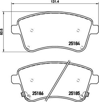 Brembo P 30 064 - Kit pastiglie freno, Freno a disco autozon.pro