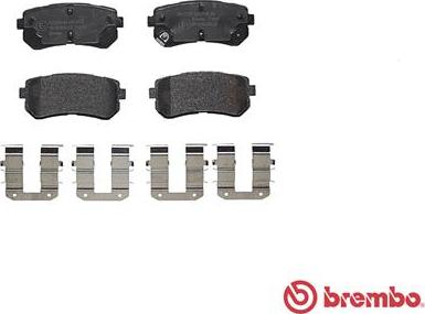 Brembo P 30 068 - Kit pastiglie freno, Freno a disco autozon.pro