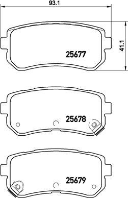 Brembo P 30 068 - Kit pastiglie freno, Freno a disco autozon.pro