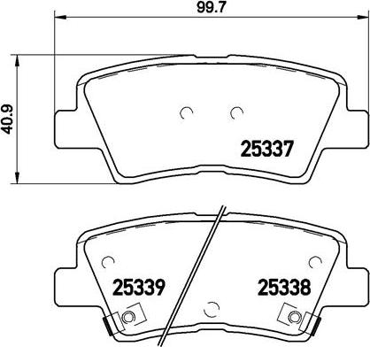 Brembo P 30 067X - Kit pastiglie freno, Freno a disco autozon.pro