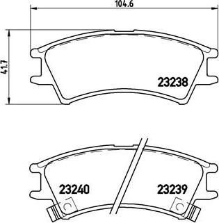 Brembo P 30 011 - Kit pastiglie freno, Freno a disco autozon.pro