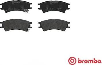 Brembo P 30 011 - Kit pastiglie freno, Freno a disco autozon.pro