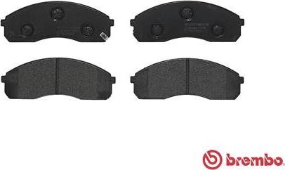 Brembo P 30 012 - Kit pastiglie freno, Freno a disco autozon.pro