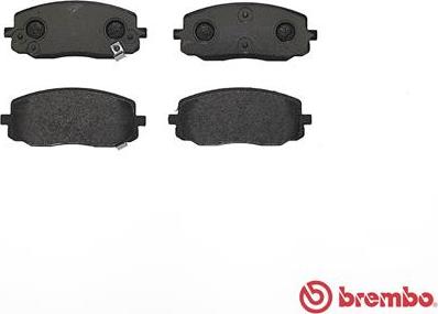 Brembo P 30 032 - Kit pastiglie freno, Freno a disco autozon.pro