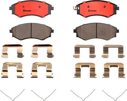 Brembo P30022N - Kit pastiglie freno, Freno a disco autozon.pro