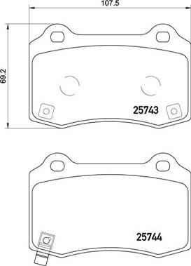 Ruville D10537958 - Kit pastiglie freno, Freno a disco autozon.pro