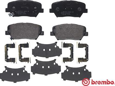 Brembo P 30 070 - Kit pastiglie freno, Freno a disco autozon.pro