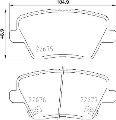 Brembo P 30 109 - Kit pastiglie freno, Freno a disco autozon.pro