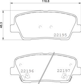 Brembo P 30 105 - Kit pastiglie freno, Freno a disco autozon.pro