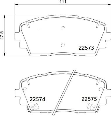 Brembo P 30 115 - Kit pastiglie freno, Freno a disco autozon.pro