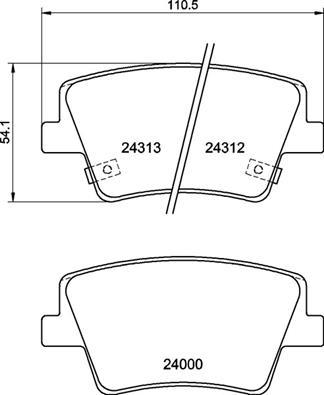 Brembo P 30 117 - Kit pastiglie freno, Freno a disco autozon.pro