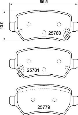 Brembo P 30 120 - Kit pastiglie freno, Freno a disco autozon.pro