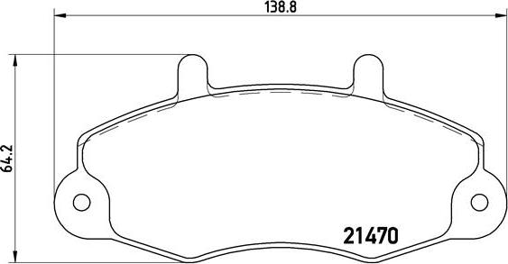 Brembo P 24 049 - Kit pastiglie freno, Freno a disco autozon.pro