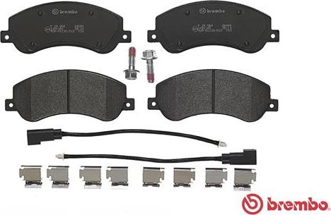 Brembo P 24 064 - Kit pastiglie freno, Freno a disco autozon.pro