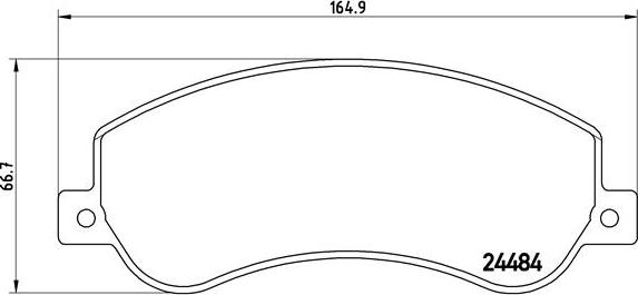 Brembo P 85 115 - Kit pastiglie freno, Freno a disco autozon.pro