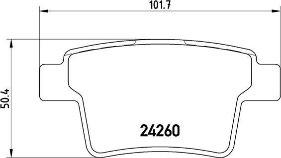 Brembo P 24 063 - Kit pastiglie freno, Freno a disco autozon.pro