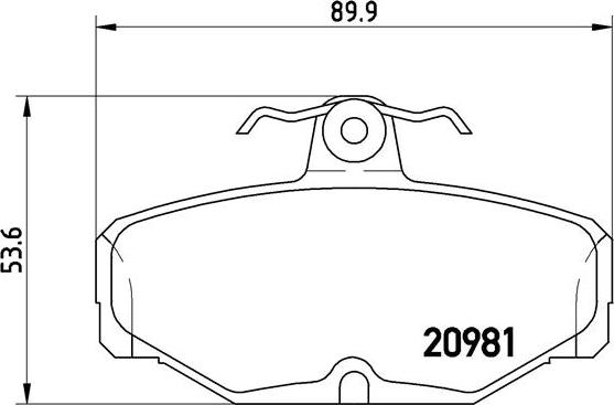 Brembo P 24 018 - Kit pastiglie freno, Freno a disco autozon.pro