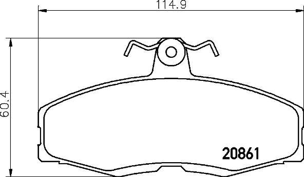 Brembo P 24 013 - Kit pastiglie freno, Freno a disco autozon.pro