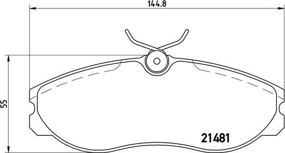 Brembo P 24 039 - Kit pastiglie freno, Freno a disco autozon.pro