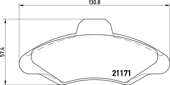 Brembo P 24 029 - Kit pastiglie freno, Freno a disco autozon.pro