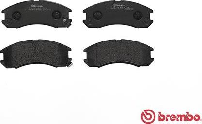 Brembo P 24 024 - Kit pastiglie freno, Freno a disco autozon.pro