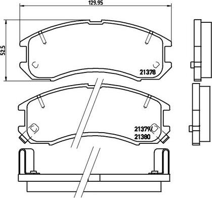 Brembo P 24 024 - Kit pastiglie freno, Freno a disco autozon.pro