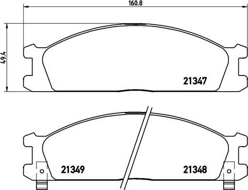 Brembo P 24 026 - Kit pastiglie freno, Freno a disco autozon.pro