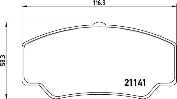 Brembo P 24 023 - Kit pastiglie freno, Freno a disco autozon.pro