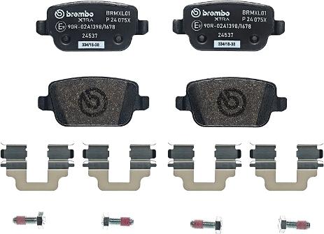 Brembo P 24 075X - Kit pastiglie freno, Freno a disco autozon.pro