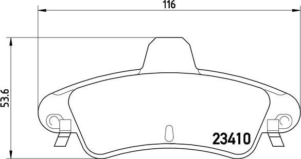 Brembo P 24 070 - Kit pastiglie freno, Freno a disco autozon.pro