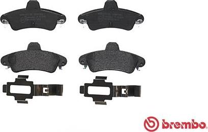 Brembo P 24 070 - Kit pastiglie freno, Freno a disco autozon.pro