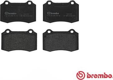 Brembo P 24 073 - Kit pastiglie freno, Freno a disco autozon.pro